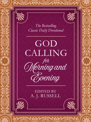 cover image of God Calling for Morning and Evening